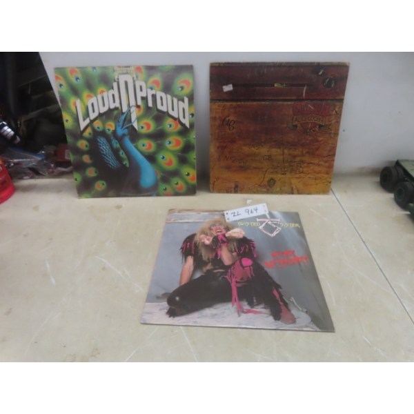 Three Rock Albums Featuring Twisted Sister, Alice Cooper, And Nazareth