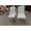 Image 1 : Two Leather/Leather Style Dining Chairs