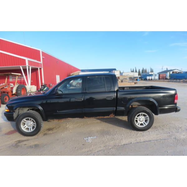 2004 Dodge Dakota Sport Crew Cab, 4.7L V8 AT, 147,000 Miles, No Safety, Runs