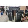 Image 1 : Peavey PA System With Two 16" x 36" Speakers, Two T-300 Speakers, and Speaker Cables