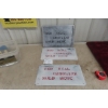 Image 1 : Three Metal Red Seal Gas Signs 10" x 18"