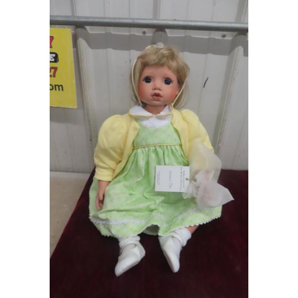 Celia Doll Co. “Primrose” 22" Doll, Ltd 40/500, With Outfit & Hang Tags