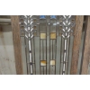 Image 4 : Two Stained Glass Multi-Color Window Panels, 16" x 30" And 17" x 32"