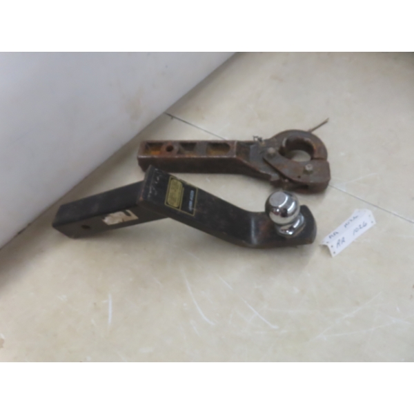Pintle Hitch And Receiver Hitch With Two Inch Ball