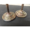 Image 4 : Two Antique Bronze Window Store Display Stands Measuring 3 1/2" High
