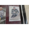 Image 2 : Framed Display Featuring Dustin Byfuglien Hockey Cards and Winnipeg Jets Pendant