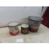 Image 6 : Anglo 10LB Grease Can, BA Axle Grease Can 5 LB, Esso 25LB Grease Can
