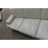 Image 4 : Leather/Leather Style Couch 86'' Wide 