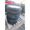 Image 1 : Set of 4 Nissan Rims and Tires, 215/55R17 - Fair Amount of Wear