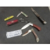 Image 1 : Seven Knives Including Hunting, Folding, And Swiss Army Styles