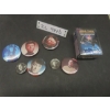 Image 1 : Star Trek Deep Space Nine Trading Cards, Factory Sealed, Seven Pin-Back Buttons