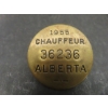 Image 5 : Three Alberta Chauffeur Badges From 1953, 1954, And 1955