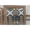 Image 6 : Two Stained Glass Multi-Color Window Panels, 16" x 30" And 17" x 32"