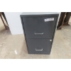 Image 1 : Metal Two-Door Filing Cabinet, 25" x 18" x 14"