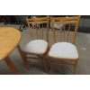 Image 4 : Drop-Leaf Table, 29" x 41" x 41" Extended, Plus Four Chairs