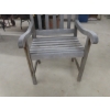 Image 7 : Four Wooden Patio Chairs