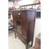 Image 4 : Walnut China Cabinet, 60" x 40" x 15"