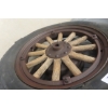 Image 3 : Wood-Spoked Auto Wheel and Rim