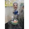 Image 2 : Baseball Bobbleheads and Figurines Including Bud Home Run Glass