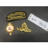 Image 1 : Canadian Grenadier Guards Cap Badge Brass Canadian WWII-Era RCA Artillery Officer Cap Pin And