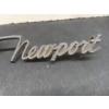 Image 4 : Two Chrome Auto Emblems Including Newport And Winnipeg Motor Products Husky Patch