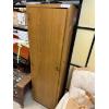 Image 1 : Oak Finish Kitchen Pantry Cabinet, 68" x 20 1/2" x 17"