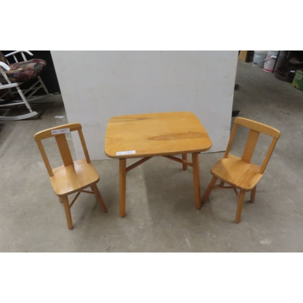 Child Table and 2 Chairs