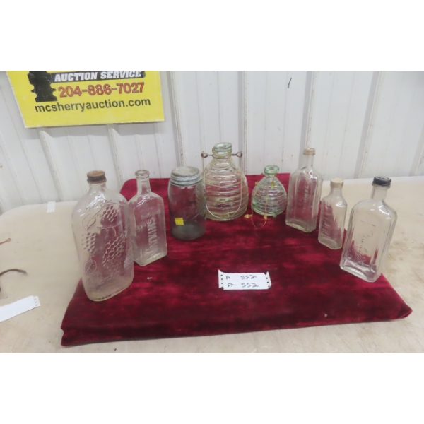 Two Wasp Traps, Medicine Bottle