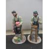 Image 5 : Three Flambro Figurines, Approximately 8" Tall And Three Goebel Figurines, Tallest 5"