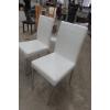 Image 3 : Two Leather/Leather Style Dining Chairs