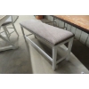 Image 9 : Modern Dining Table Four Chairs And Bench, Table 36" x 36" x 86"