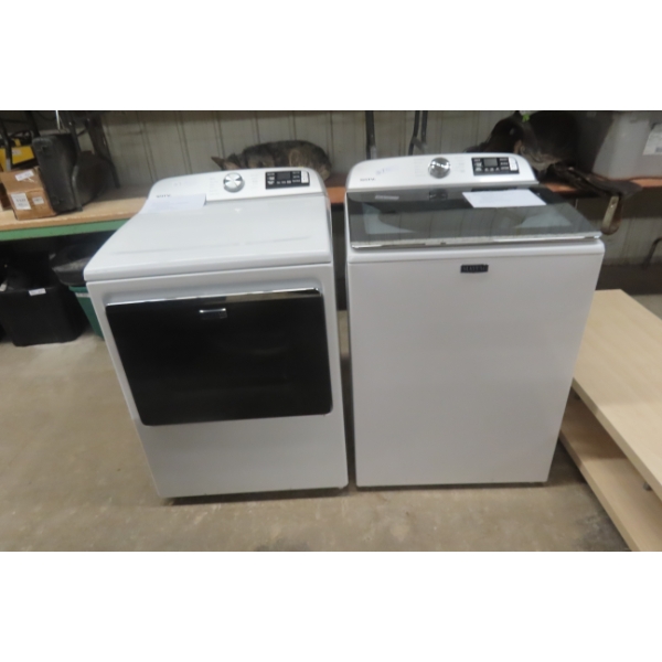 Maytag Washer Stainless Steel Tub And Extra Power Deep Fill Plus Matching Maytag Dryer Extra Power