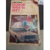 Image 4 : Haynes Techbook For Dodge Pickup Chilton 1968–77 Dodge Tune-Up Guide And 1966 Chevrolet Truck