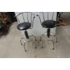 Image 1 : 2 x Swivel Metal Bar Stools