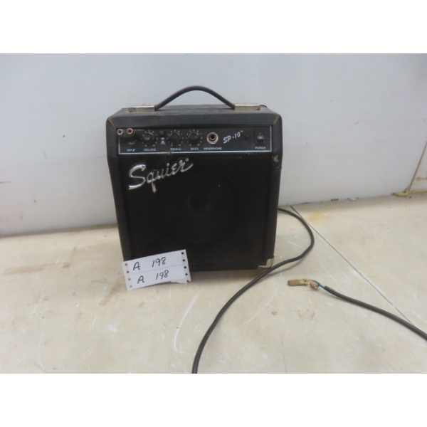 Squier SP-10 Amplifier, 10 Watts, No Male End on Power Cord
