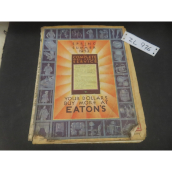 Eaton’s 1932 Spring And Summer Mail Order Catalogue