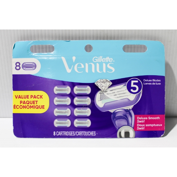 WOMEN'S GILLETTE VENUS REFILL CARTRIDGES - 8 CARTRIDGES