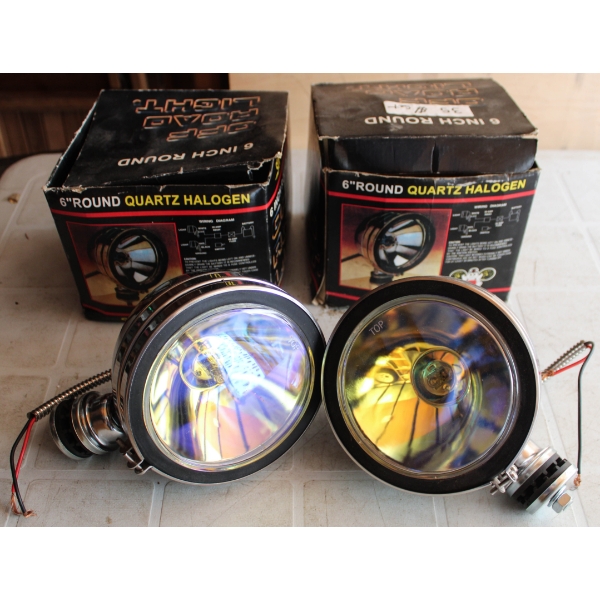 2 SUPER SPORT 6" ROUND OFF ROAD FOG LIGHTS