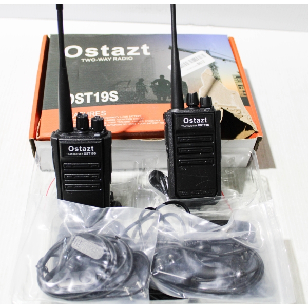 NEW OSTAZT TWO-WAY WALKIE TALKIE RADIO OST19S - 4 PACK