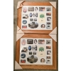 Image 1 : 2 FAMILY PICTURE WOODEN FRAMES