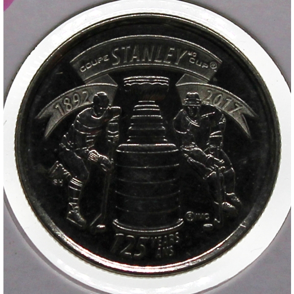 1892-2017 CANADA 125YRS 25 CENT COIN