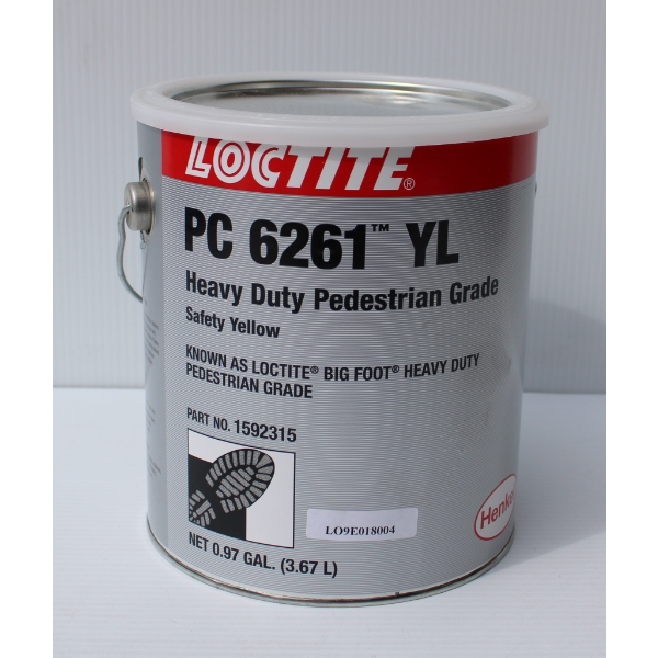 3.67 LOCTITE PC6261YL HEAVY DUTY PEDESTRIAN GRADE PAINT