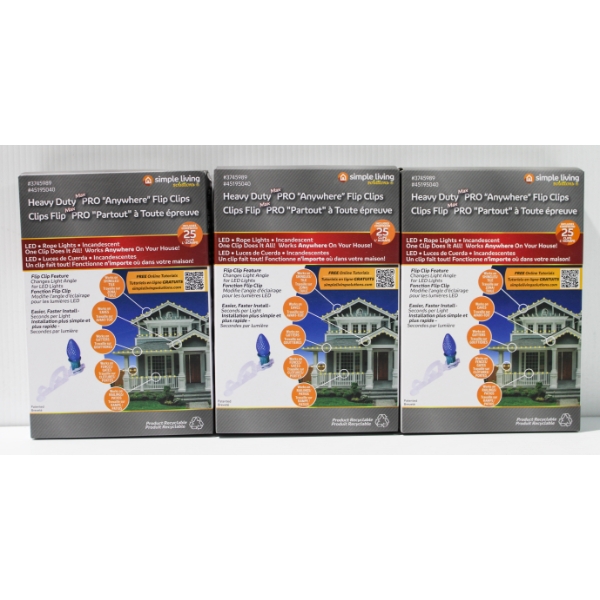 3PKS HEAVY DUTY MAX PRO "ANYWHERE" FLIP CLIPS