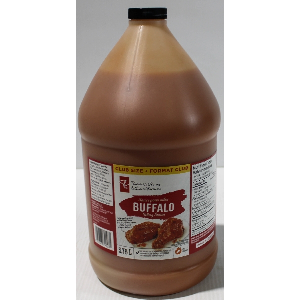 3.78 L PRESIDENT'S CHOICE BUFFALO WING SAUCE - HOT