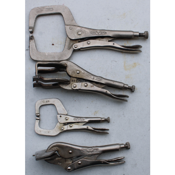 4 DEWITT VISE GRIPS - ASST STYLES