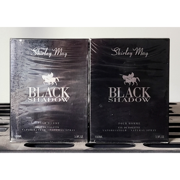2 SHIRLEY MAY BLACK SHADOW EAU DE TOILETTE FOR MEN 
