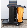 Image 1 : RUBBERMAID COMMERCIAL JANITORIAL CLEANING CART