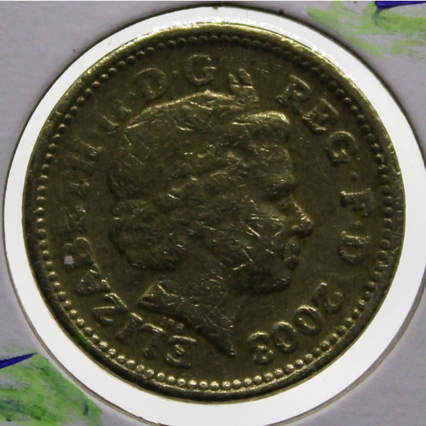 2003 BRITISH ONE POUND STERLING SILVER COIN