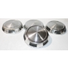 Image 1 : SET OF 4 VINTAGE HUB CAPS 8.75" ACROSS INSIDE