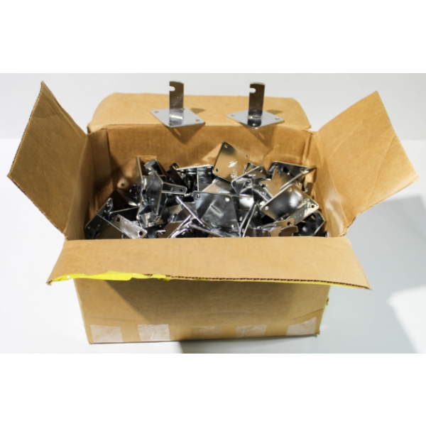 BOX OF METAL WALL HOOKS